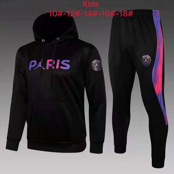 Niños Chandal Con Capucha Paris Saint Germain 2022 Negro Rosa 1